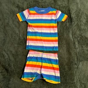 Hannah Andersson Rainbow Stripe Pajamas